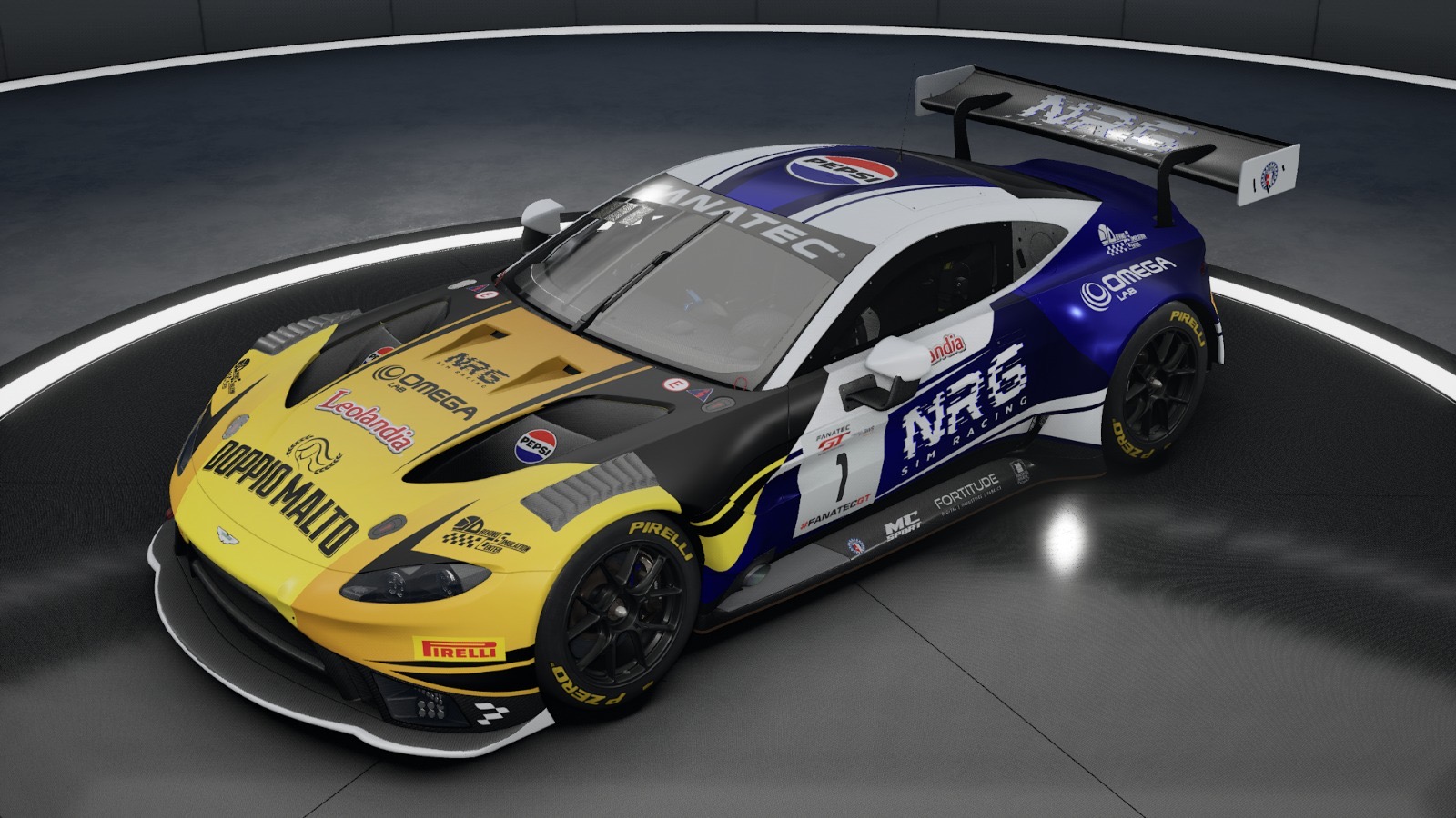 Aston-Martin GT3 con Livrea NRG 2026